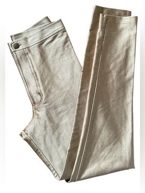 *Damaged* Y2K 2000s American Apparel High Rise Gold Disco Pants